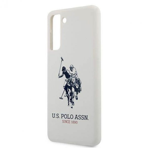 US Polo USHCS21MSLHRWH S21+ G996 biał/alb Husă din silicon cu logo