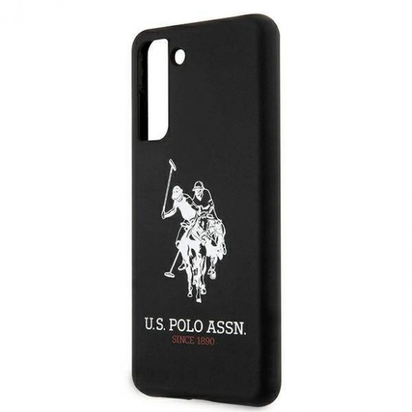 US Polo USHCS21SSLHRBK S21 G991 husă cu logo din silicon czarny/negru