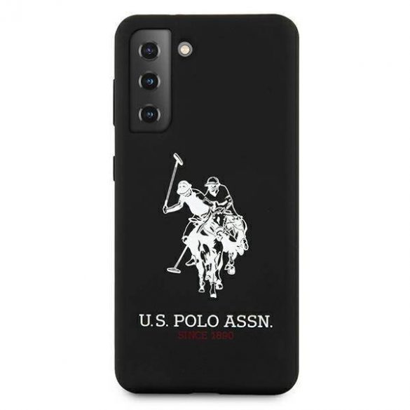 US Polo USHCS21MSLHRBK S21+ G996 husă cu logo din silicon czarny/negru