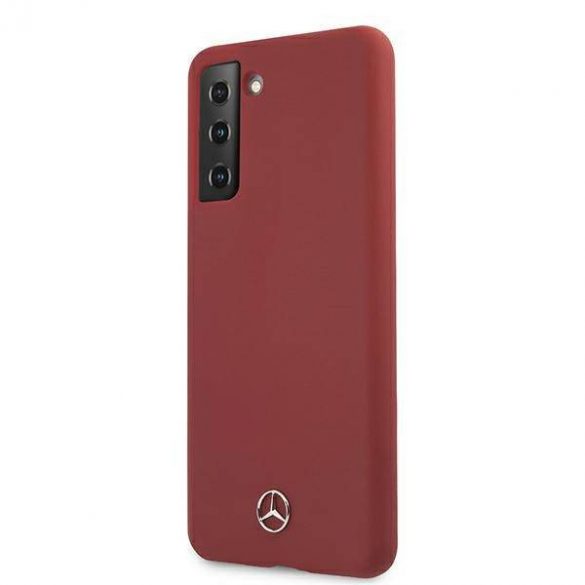 Mercedes MEHCS21SSILRE S21 G991 czerwony/roșu Hardcase Silicone Line