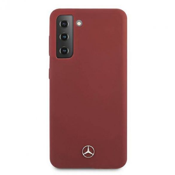 Mercedes MEHCS21SSILRE S21 G991 czerwony/roșu Hardcase Silicone Line