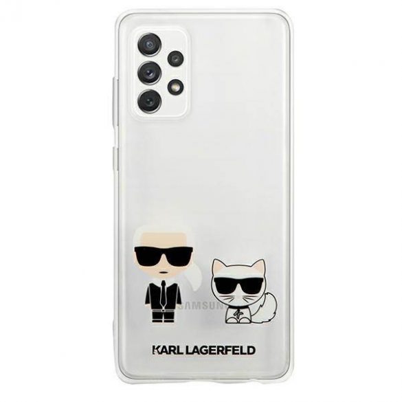 Karl Lagerfeld KLHCA72CKTR A72 A725 husă transparentă Husă Karl & Choupette