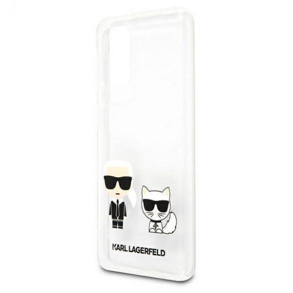 Karl Lagerfeld KLHCA32CKTR A326 A32 5G Carcasă rigidă Transparentă Karl & Choupette