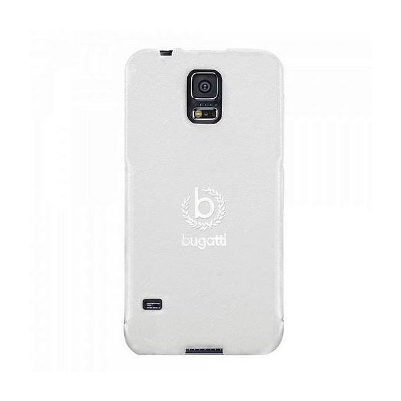 Carcasa Bugatti UltraThin Geneva Samsung G900 S5 flip 08462 biały