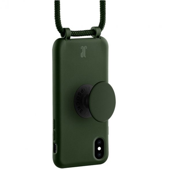 Etui JE PopGrip iPhone X/XS zielony/greener pastures 30015 (Just Elegance)