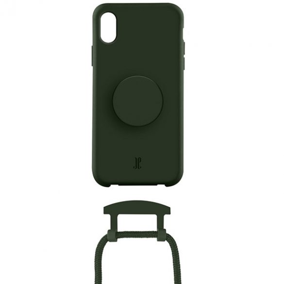 Etui JE PopGrip iPhone X/XS zielony/greener pastures 30015 (Just Elegance)