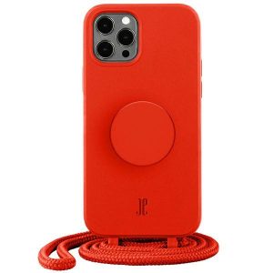 Etui JE PopGrip iPhone 12/12 Pro 6,1 czerwony/red 30034 (Just Elegance)"