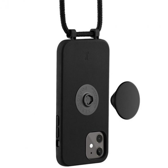 Etui JE PopGrip iPhone 11/Xr 6,1 czarny/negru 30042 (Just Elegance)"