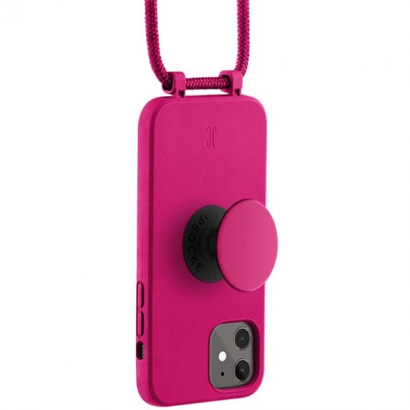 Etui JE PopGrip iPhone 11/Xr 6,1 różowy/orhidee floare 30045 (Just Elegance)"