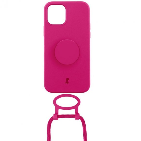 Etui JE PopGrip iPhone 11/Xr 6,1 różowy/orhidee floare 30045 (Just Elegance)"