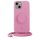 Etui JE PopGrip iPhone 13 / 14 / 15 6,1" rosu pastel/roz pastel 30130 AW/SS23 (doar eleganță)