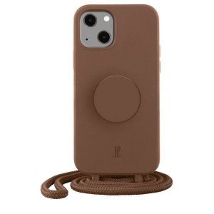 Etui JE PopGrip iPhone 14 / 15 / 13 6.1" brązowy/brown sugar 30143 AW/SS23 (Just Elegance)