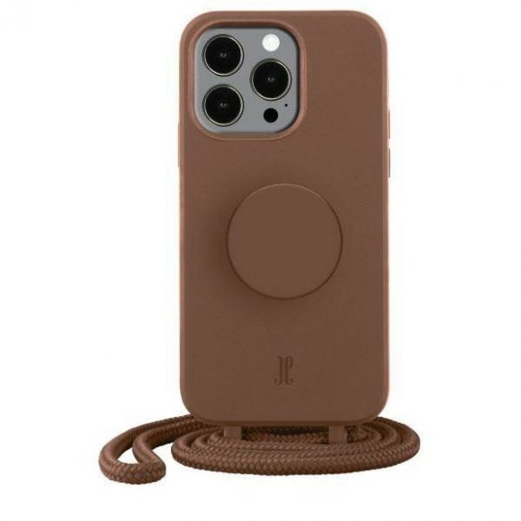 Husă Etui JE PopGrip iPhone 14 Pro 6.1" brązowy/brown sugar 30147 (Just Elegance)