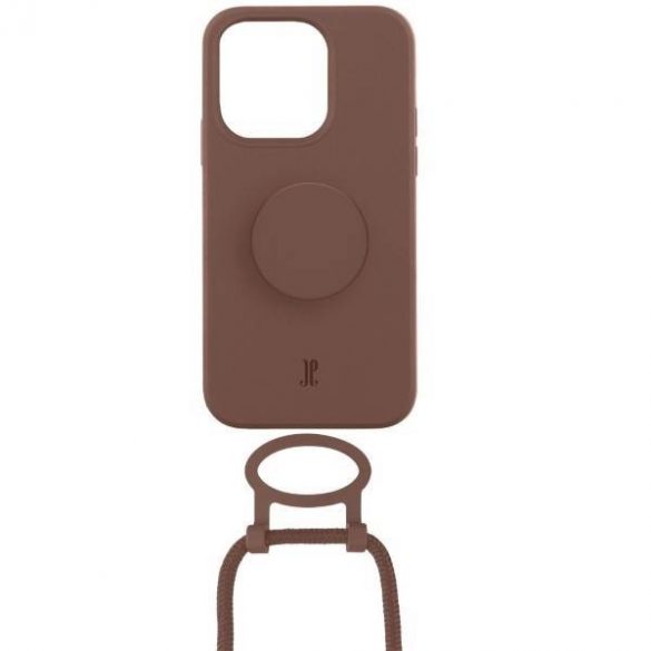 Husă Etui JE PopGrip iPhone 14 Pro 6.1" brązowy/brown sugar 30147 (Just Elegance)