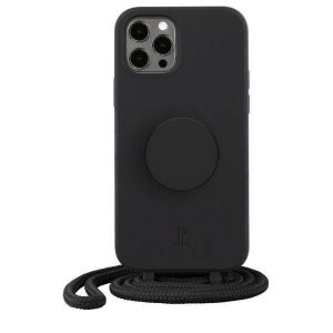 Husă Etui JE PopGrip iPhone 12 Pro Max 6,7" czarny/negru 30161 (Just Elegance)