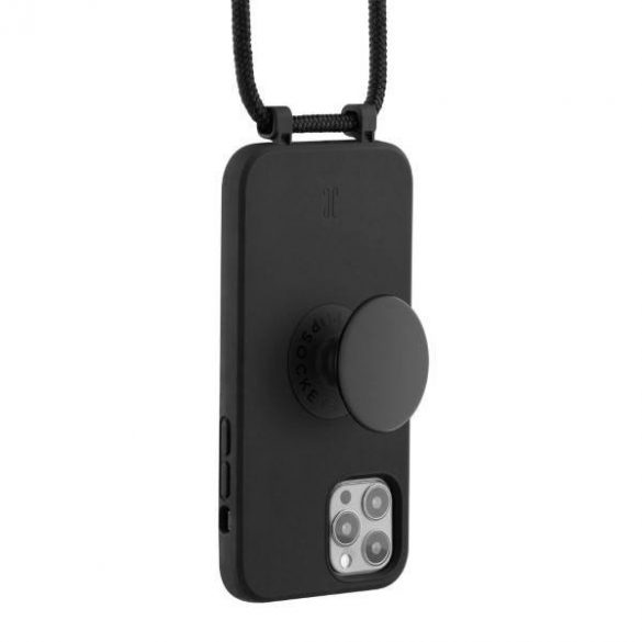 Husă Etui JE PopGrip iPhone 12 Pro Max 6,7" czarny/negru 30161 (Just Elegance)