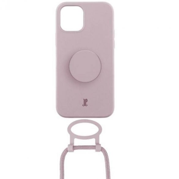 Husă Etui JE PopGrip iPhone 12/12 Pro 6,1" jasno różowy/rose breath 30183 (Just Elegance)