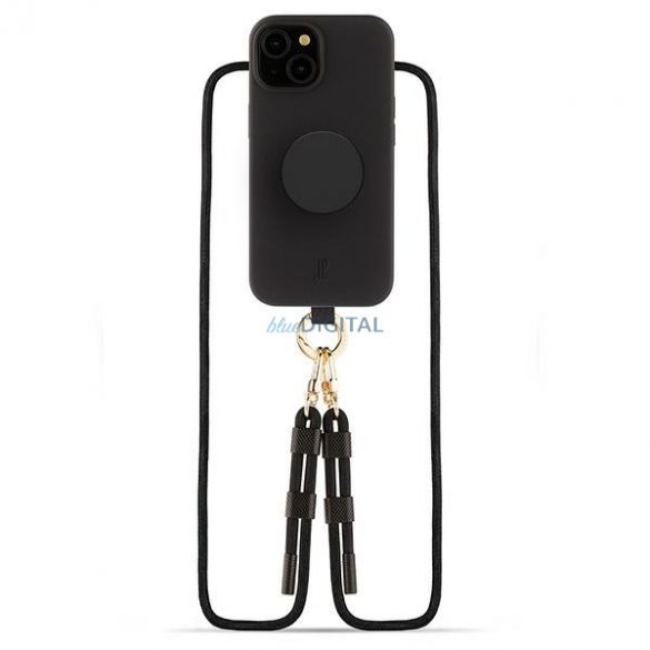 Etui JE 3in1 PopGrip iPhone 15 6.1" czarny/negru 30484 (Just Elegance)