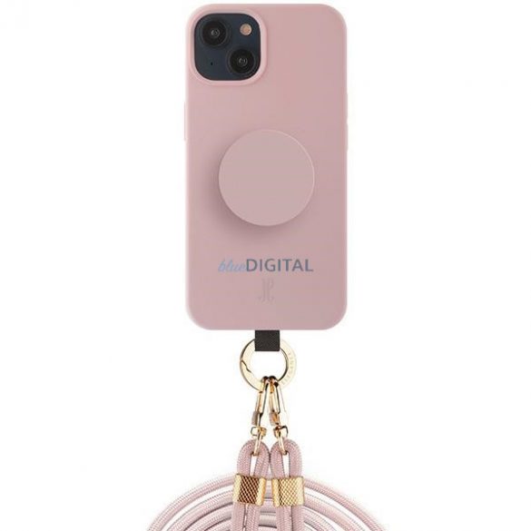 Etui JE 3in1 PopGrip iPhone 15 6.1" rożowy/rose 30494 (Doar eleganță)