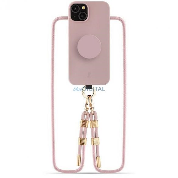 Etui JE 3in1 PopGrip iPhone 15 6.1" rożowy/rose 30494 (Doar eleganță)