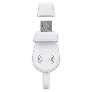 4smarts Ładowarka indukcyjna VoltBeam Mini pentru Apple Watch 1-8/SE z kablem 1m USB-A 2,5 W biały/alb 462332