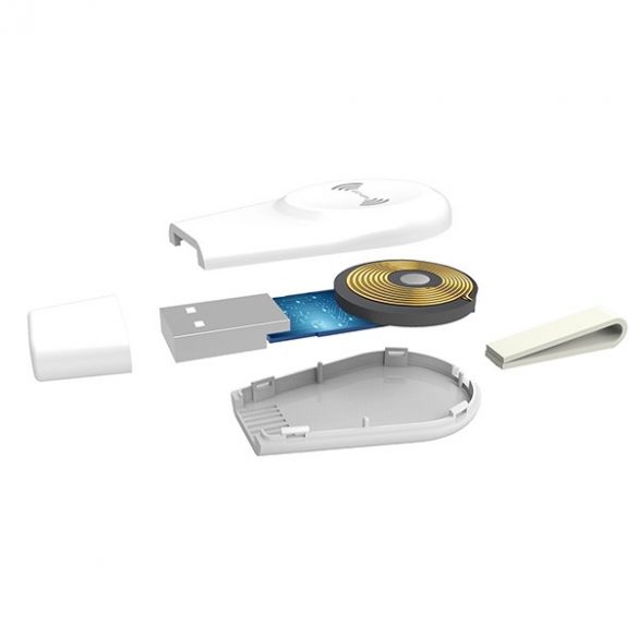 4smarts Ładowarka indukcyjna VoltBeam Mini pentru Apple Watch 1-8/SE z kablem 1m USB-A 2,5 W biały/alb 462332