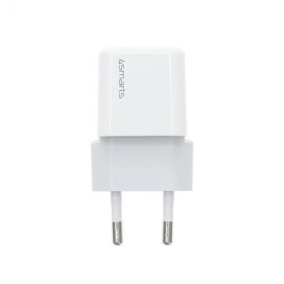 4smarts Ładowarka sieciowa + kabel MFI VoltPlug PD 30W GaN USB-C/Lightning 1,5m biała/alb 451534