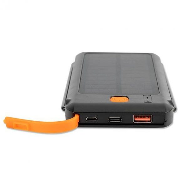 4smarts Powerbank Solarny TitanPack Flex 10000mAh negru/portocaliu 456301