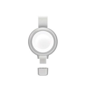 4smarts Ładowarka indukcyjna MFI Fast Charger pentru Apple Watch srebrna/silver 541000