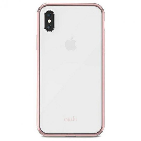 Husa Etui Moshi Vitros iPhone X/Xs różowy przezroczysty/ Orhidee roz 31833