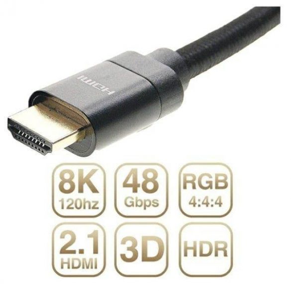 Cablu HDMI - HDMI 2.1 48Gbps 3m 8K negru/negru