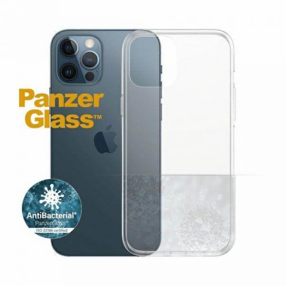 PanzerGlass ClearCase iPhone 12 Pro Max 6,7" Husa transparenta antibacteriana