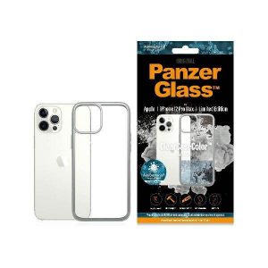 Husă PanzerGlass ClearCase pentru iPhone 12 Pro Max Satin Silver AB