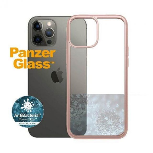 Panzer sticlă ClearHusă iPhone 12 Pro Max Rose Gold AB husă