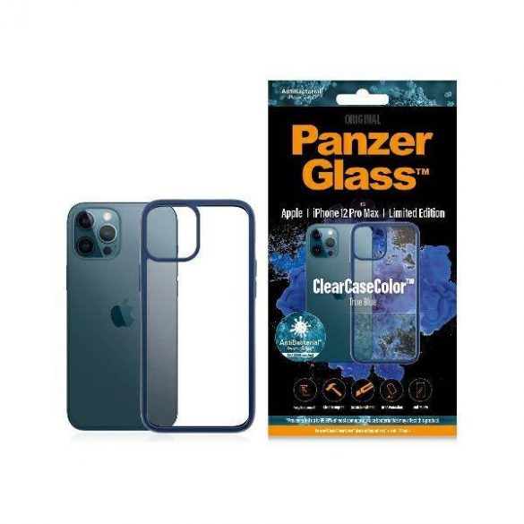 Husă PanzerGlass ClearCase pentru iPhone 12 Pro Max True Blue AB