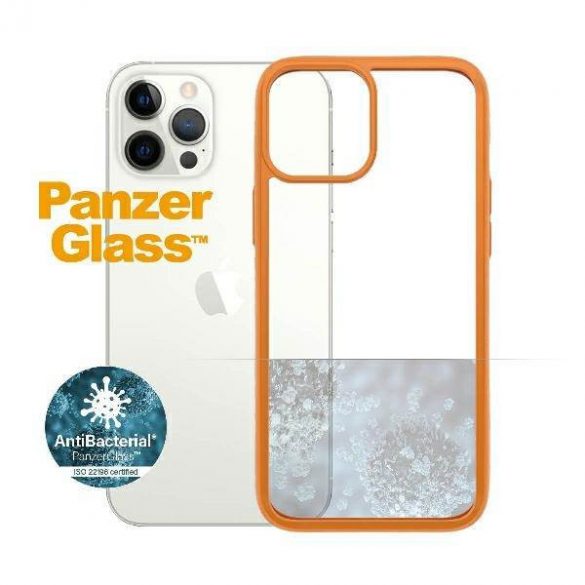 Husă PanzerGlass ClearCase pentru iPhone 12 Pro Max Orange AB