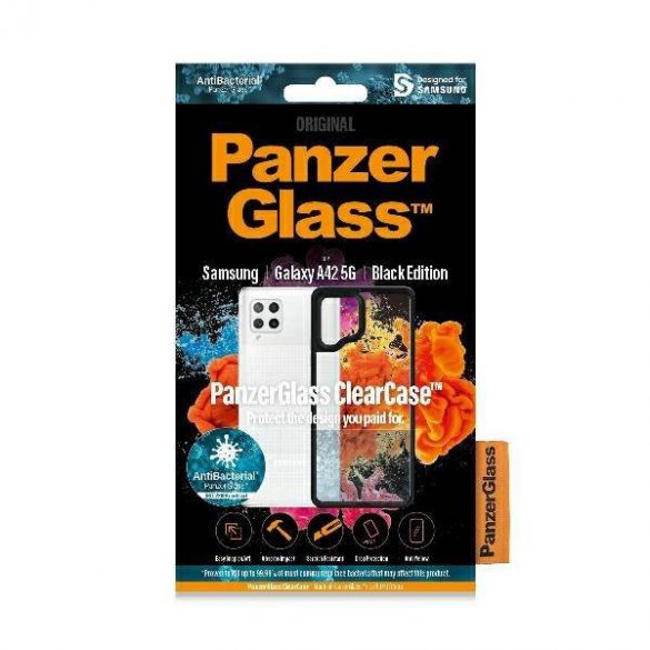 Carcasă PanzerGlass ClearCase Samsung A42 5G neagră/czarny