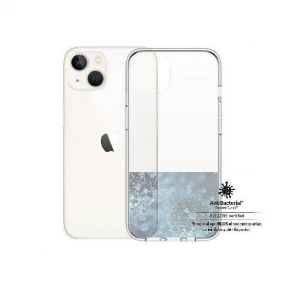 PanzerGlass ClearCase iPhone 13 / 14 / 15 6,1" Antibacterian Clar militar transparent 0313