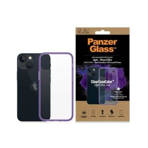 Husă PanzerGlass ClearCase pentru iPhone 13 Mini 5,4" antibacteriană grad militar Grape 0327