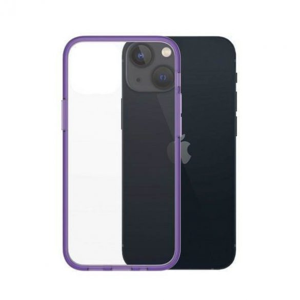 Husă PanzerGlass ClearCase pentru iPhone 13 Mini 5,4" antibacteriană grad militar Grape 0327