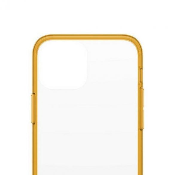 Husă PanzerGlass ClearCase iPhone 13 Mini 5,4" antibacteriană militară Tangerine 0328