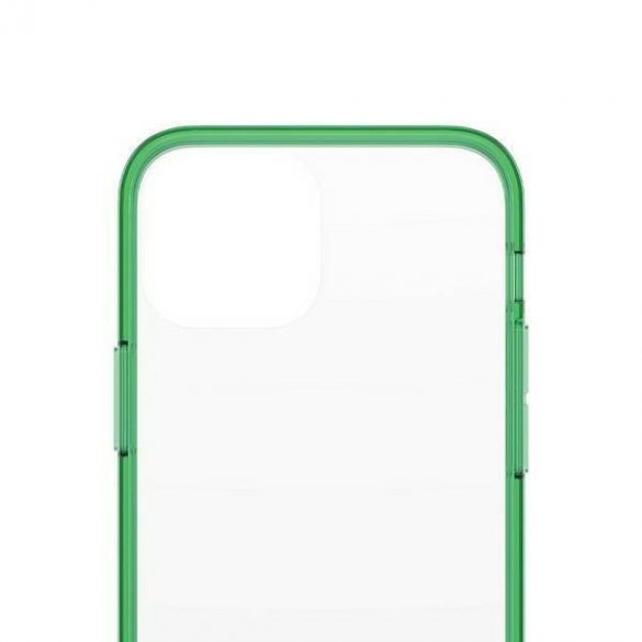 Husă PanzerGlass ClearCase iPhone 13 Mini 5,4" antibacteriană de calitate militară Lime 0329