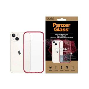 PanzerGlass ClearCase iPhone 13 / 14 / 15 6,1" Antibacterian Militar Strawberry 0335