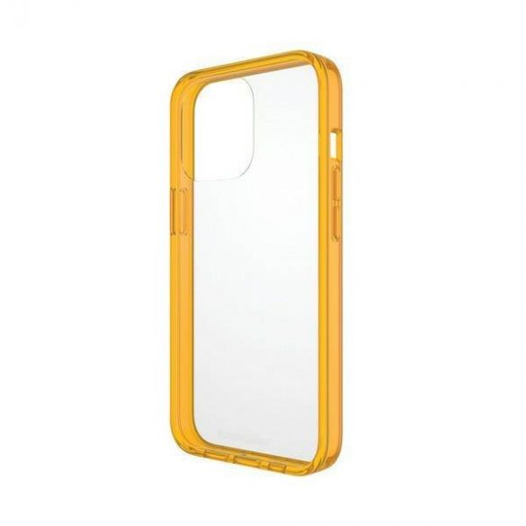 Husă PanzerGlass ClearCase iPhone 13 Pro 6.1" antibacteriană militară Tangerine 0338