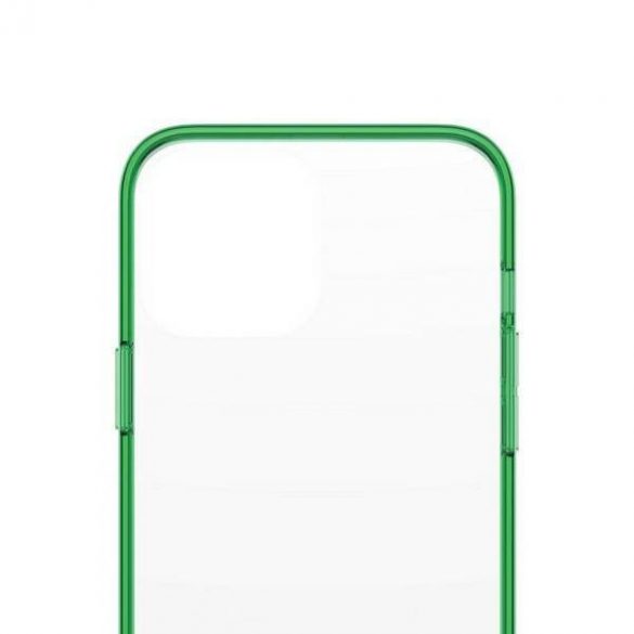 Husă PanzerGlass ClearCase pentru iPhone 13 Pro Max 6,7" antibacteriană de calitate militară Lime 0344