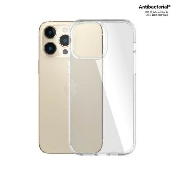 PanzerGlass HardCase iPhone 14 Pro Max 6,7" Husa transparenta 0404 antibacteriana grad militar