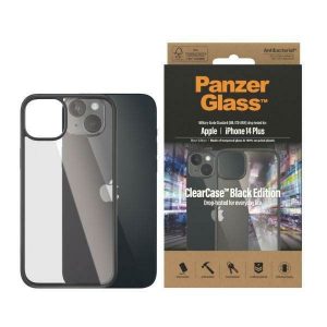 PanzerGlass ClearCase iPhone 14 Plus / 15 Plus 6,7" Antibacterian czarny/negru 0407