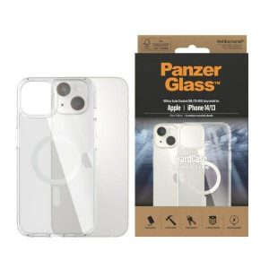 PanzerGlass HardCase iPhone 14 / 15 / 13 6,1" MagSafe Antibacterian Gradul militar transparent 0409