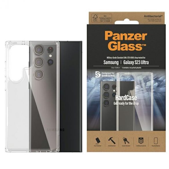 PanzerGlass ClearCase Sam S23 Ultra S918 transparent 0435