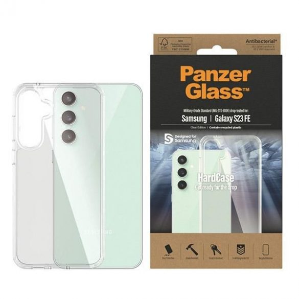 PanzerGlass HardCase Samsung S23 FE S711 Antibacterian Clar militar transparent